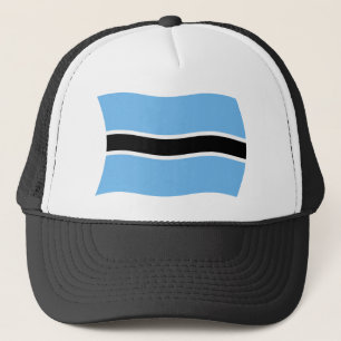 Botswana Vlag Hoed Trucker Pet