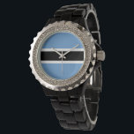 Botswana vlag horloge<br><div class="desc">Een ideaal geschenk voor al diegenen die patriottisch zijn van hun land!</div>