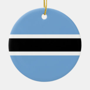 Botswana vlag keramisch ornament