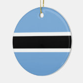 Botswana vlag keramisch ornament (Links)