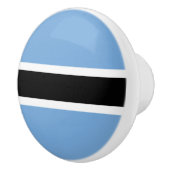 Botswana vlag keramische knop (Rechts)
