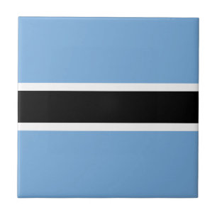 Botswana Vlag Keramische Tegel Tegeltje