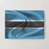 Botswana Vlag Knop Button (Voorkant)