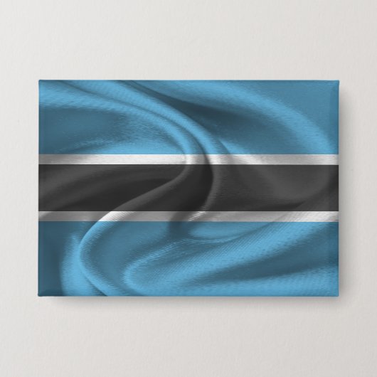 Botswana Vlag Knop Button (Voorkant)
