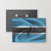 Botswana Vlag Knop Button (Voorkant / Achterkant)