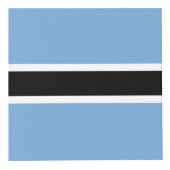 Botswana vlag kubus (Voorkant)