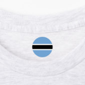 Botswana vlag labels (Aangebracht)