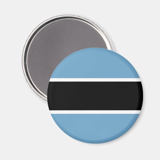 Botswana vlag magneet (Voorkant / Achterkant)