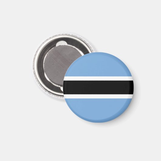 Botswana vlag magneet (Voorkant / Achterkant)