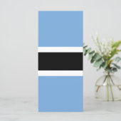 Botswana vlag menu (Staand voorkant)