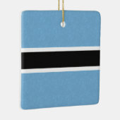Botswana vlag met zwemwater keramisch ornament (Rechts)