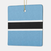 Botswana vlag met zwemwater keramisch ornament (Links)