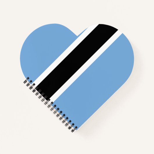 Botswana vlag notitieboek (Voorkant)