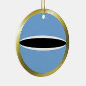 Botswana Vlag Ornament (Rechts)