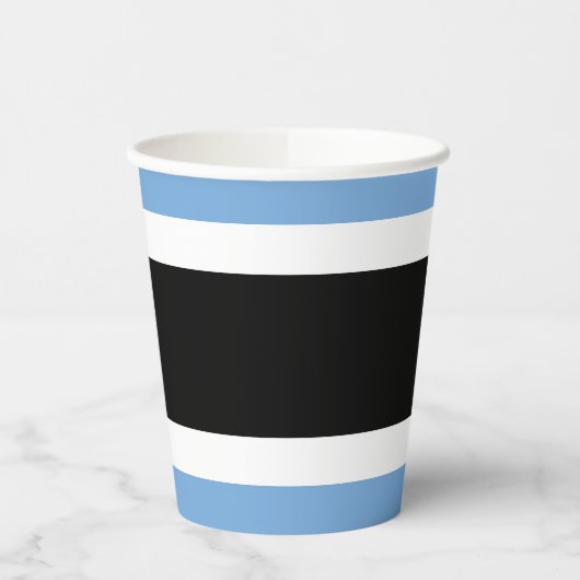 Botswana vlag papieren bekers (Links)
