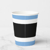 Botswana vlag papieren bekers (Rechts)