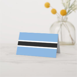 Botswana vlag plaatskaartje