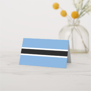 Botswana vlag plaatskaartje