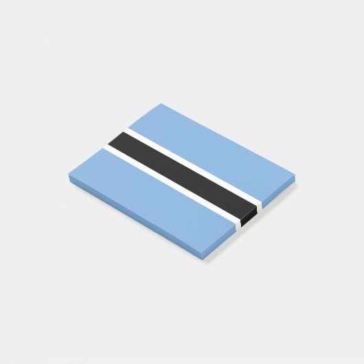 Botswana vlag post-it® notes (Schuin)