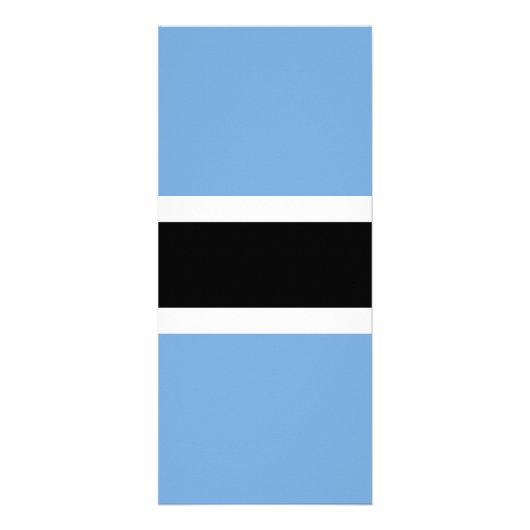 Botswana vlag reclamekaart (Voorkant)