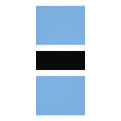 Botswana vlag reclamekaart (Achterkant)