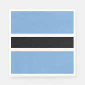 Botswana vlag servet (Voorkant)