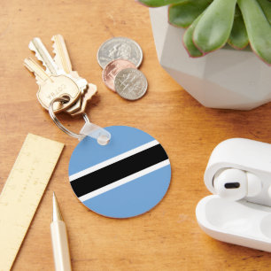 Botswana vlag sleutelhanger