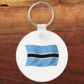 Botswana Vlag Sleutelhanger (Voorkant)