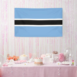Botswana vlag spandoek