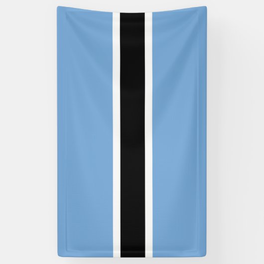 Botswana vlag spandoek (Verticaal)