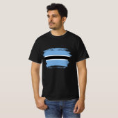 Botswana vlag t-shirt (Voorkant volledig)