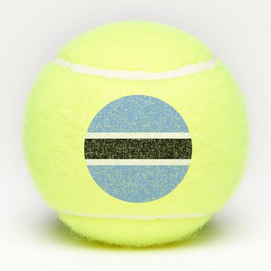 Botswana vlag tennisballen (Achterkant)
