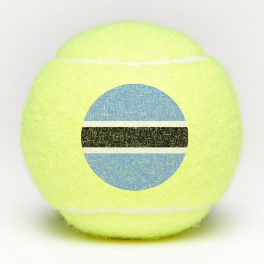 Botswana vlag tennisballen (Voorkant)