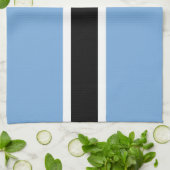 Botswana vlag theedoek (Gevouwen)