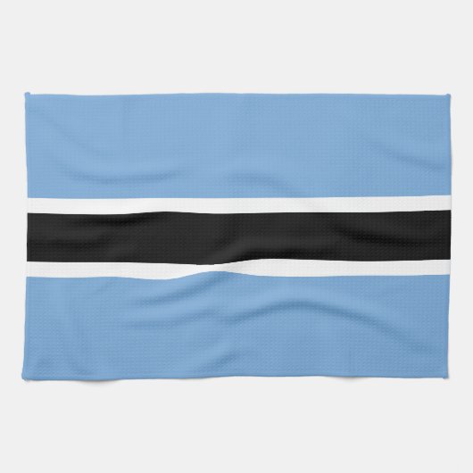 Botswana vlag theedoek (Horizontaal)
