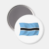 Botswana Vlagmagneet Magneet (Voorkant / Achterkant)
