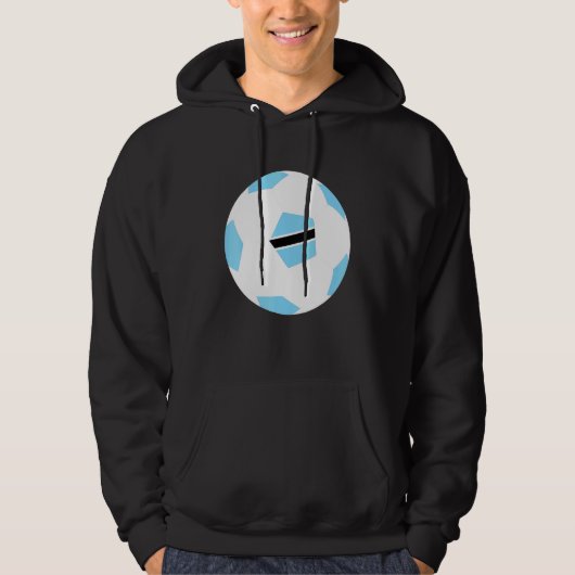 Botswana Voetbal Motswana Flag Jersey Pride Hoodie (Voorkant)