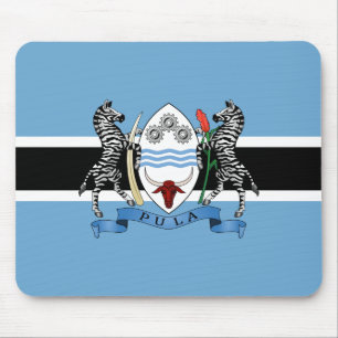 Botswana Wapen/ Vlag Muismat