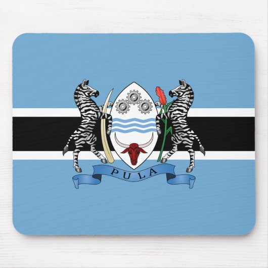 Botswana Wapen/ Vlag Muismat (Voorkant)