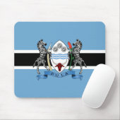 Botswana Wapenmunt/Muismat vlag Muismat (Met muis)