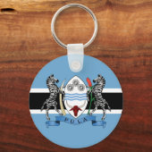 Botswana Wapenmunt/Vlag Sleutelhanger (Achterkant)