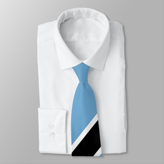 Botswana Wapenmunt/vlag Stropdas (Gebonden)