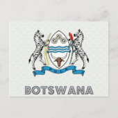 Botswana wapenschild briefkaart (Voorkant)