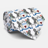 Botswana wapenschild BW Stropdas (Opgerold)