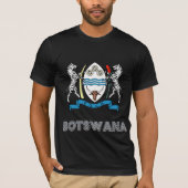 Botswana wapenschild t-shirt (Voorkant)