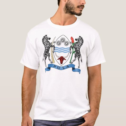 Botswana - wapenschild t-shirt (Voorkant)