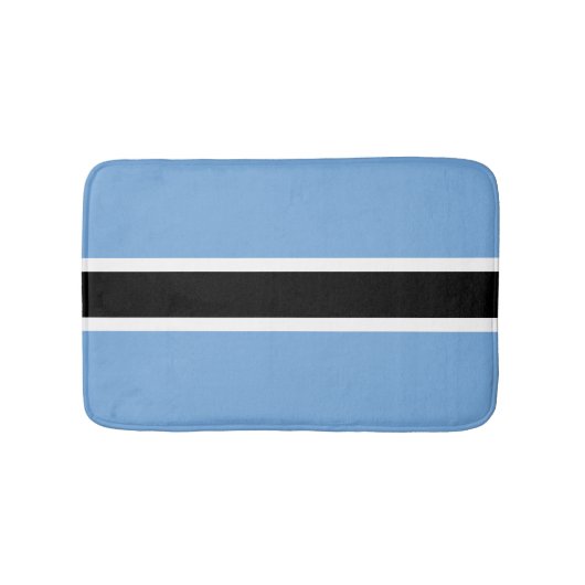 Botswanaanse vlag badmat (Voorkant)