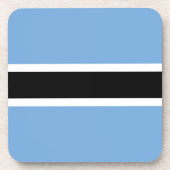 Botswanaanse vlag bier onderzetter (Voorkant)