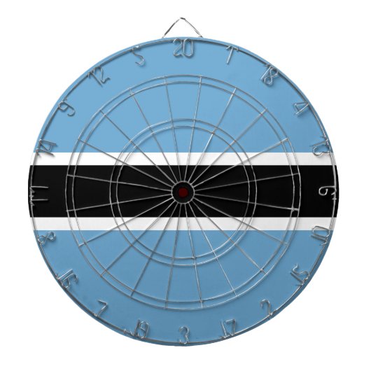 Botswanaanse vlag (Botswana) Dartbord (Voorkant)