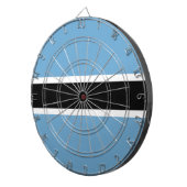 Botswanaanse vlag (Botswana) Dartbord (Voorkant Rechts)